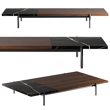 Elegant Superquadra Table: 2021 Collection 3D model image 1 