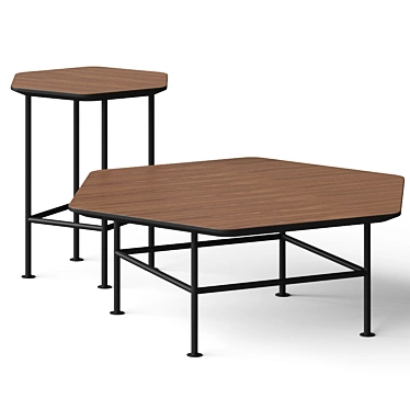 Minimalistic Ringo Coffee Table 3D model image 1 