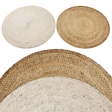 Round Rugs Collection 362 3D model image 1 