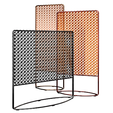 Sunrise Leather Screen + Metal Structure 3D model image 1 