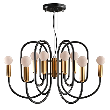 Modern Drolling Pendant Light 3D model image 1 