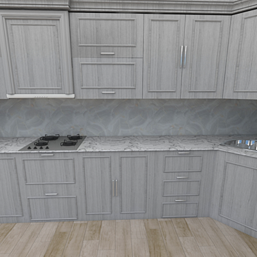  Stylish Kitchen Furnishings 3D model image 1 