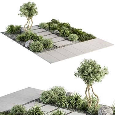 Urban Oasis Furniture Set 3D model image 1 