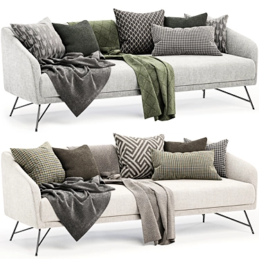 Twiggy Sofa: Modern Comfort at Home 3D model image 1 