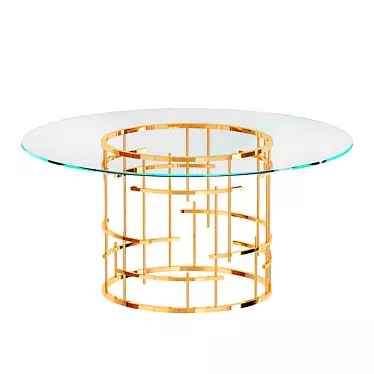 Modern Dining Table - Sleek and Stylish 3D model image 1 