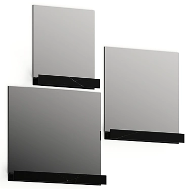Dall'Agnese Line Mirror: Stylish, Versatile, and High-quality! 3D model image 1 