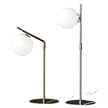 Modern Minimalist Dada Table Lamp 3D model image 1 