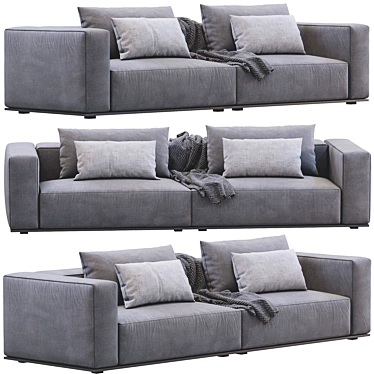 Modern Westside Sofa: Poliform Elegance 3D model image 1 