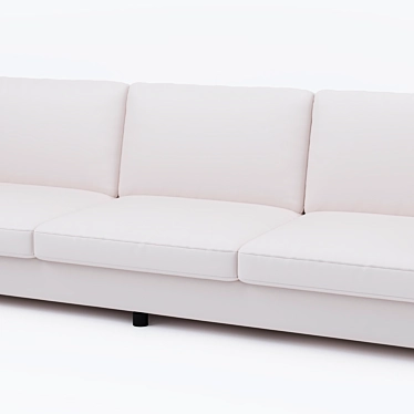 Cozy Lounge Sofa 3D model image 1 