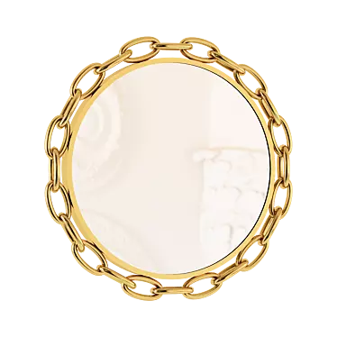 Title: Contemporary Linked Wall Mirror 3D model image 1 