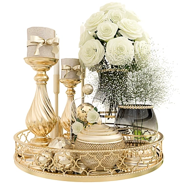 Elegant Decor Set: Exquisite Details 3D model image 1 