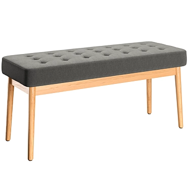 Modern Coron rendered Bench: Stylish and Functional 3D model image 1 