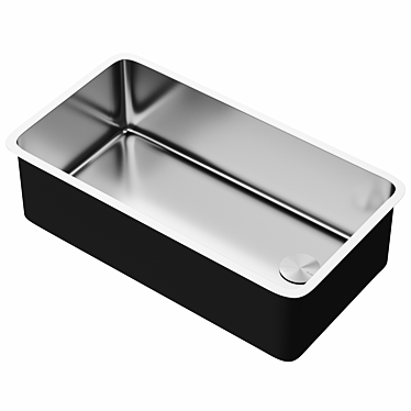 Blanco Formera 33: Premium Stainless Steel Undermount Sink 3D model image 1 