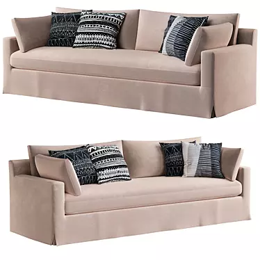 RH | BELGIAN Track sofa