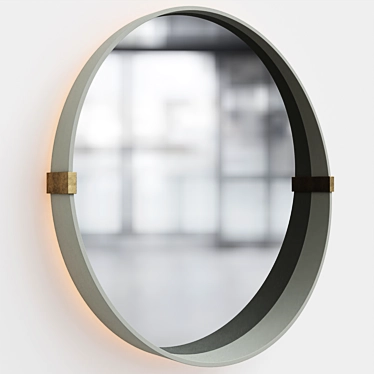 Elegance Elevated: Morada Rondo Mirror 3D model image 1 