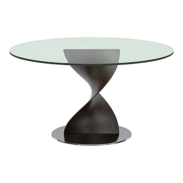 Elegant Porada Elika Dining Table 3D model image 1 