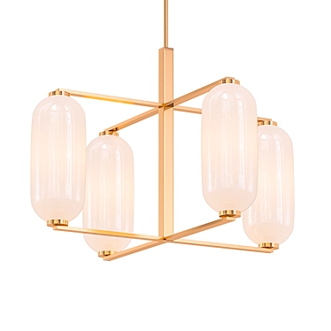 Luminous Elegance: JERRY Chandelier 3D model image 1 