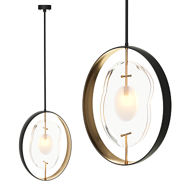 Elegant Vincente Chandelier: A Modern Marvel 3D model image 1 