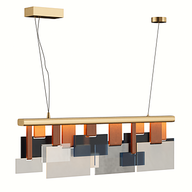 Elegant Gustavo Lamp: Sophisticated Lighting Solution 3D model image 1 