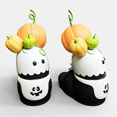 Spooky Wobi Halloween Figurine 3D model image 1 