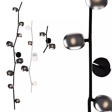 Elegant Ivy Wall Light 3D model image 1 