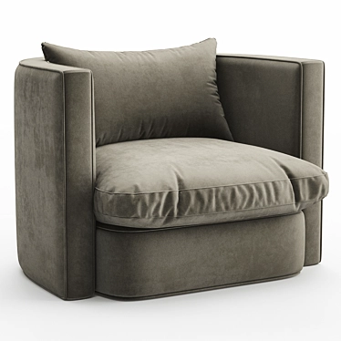 Elegant Jules Armchair 2013 3D model image 1 