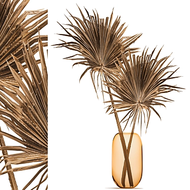 Palm Leaf Bouquet 3D model image 1 