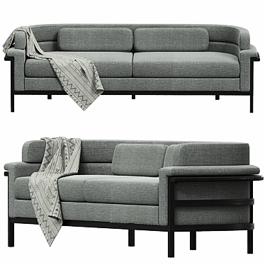 Modern Elegance: Contempo Sofa 3D model image 1 