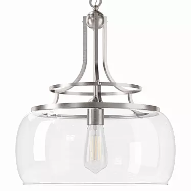 Charleston Brushed Nickel Pendant Light