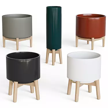 Flowerpot with Florian Helvei stand