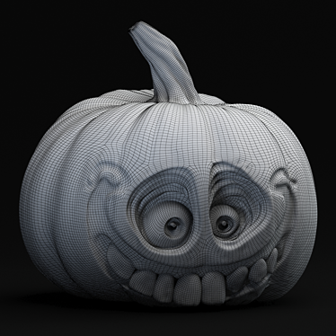 Spooky Halloween Pumpkin 3D model image 1 