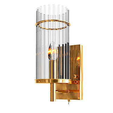 Minimalist Wall Sconce: FORMIA 3D model image 1 