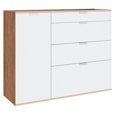 Hoff Deco-1 Dresser 3D model image 1 