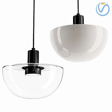 Elegant Inda Pendant Light 3D model image 1 