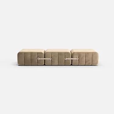 Modular Sofa System: Curt Set 3 Modules 3D model image 1 