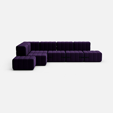 Modular Sofa System Curt - 12 Modules 3D model image 1 