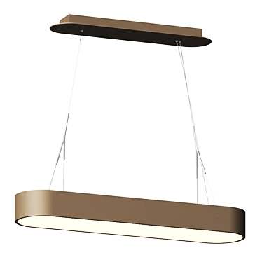 Linear Elegance: Step Up Pendant 3D model image 1 