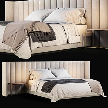 Elegant PROVENCE Sofa: High Quality, V-Ray Render Compatibility 3D model image 1 