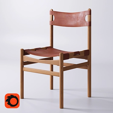 Cenzo Hunter: Luxury Dining Chair 3D model image 1 