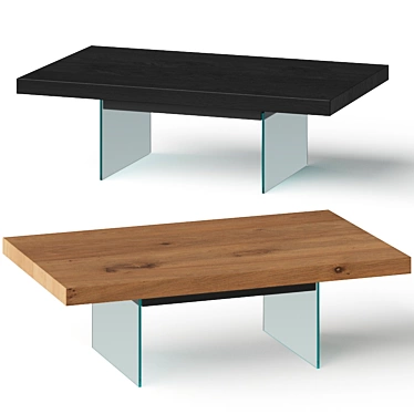 Sleek Lugano Coffee Table 3D model image 1 