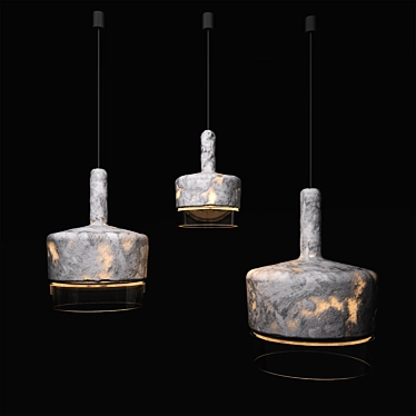 Acorn Pendant Lamp Collection 3D model image 1 