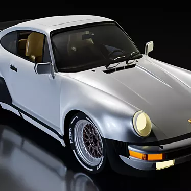 Vintage Porsche 964 3D Model 3D model image 1 