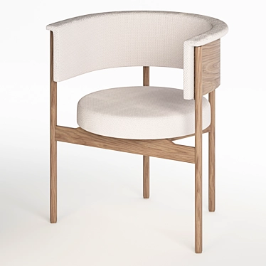 Modern N-SC01 Designer Chair 3D model image 1 