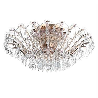 Luxury Blossom Chandelier 3D model image 1 