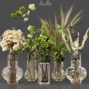 Luxury Indoor Plant Collection 3D model image 1 