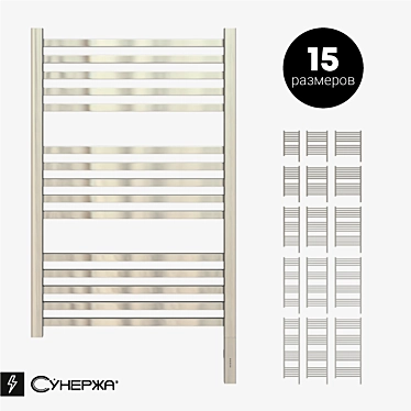 Sunerzha Modus 3.0 Electric Designer Radiator 3D model image 1 