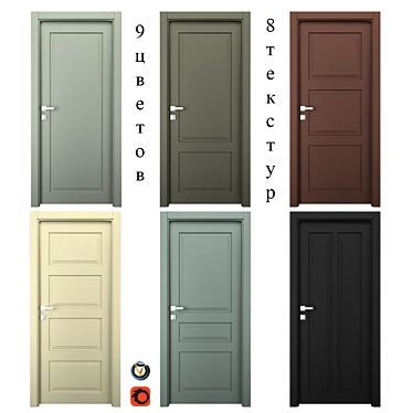 NEO CLASSIC Interior Doors (Holz) 3D model image 1 