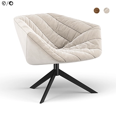 Elegant Ella Armchair: Stylish and Comfortable 3D model image 1 