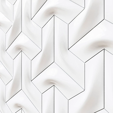 Elegant 3D Tile Panel: SIGNA 3D model image 1 