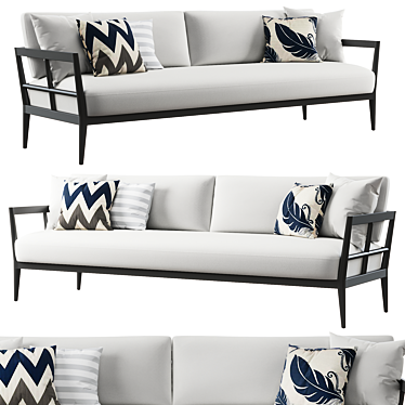 RH | Laurel teak sofa